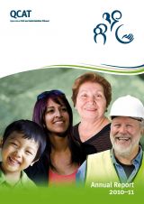 QCAT Annual Report 2010-11 cover